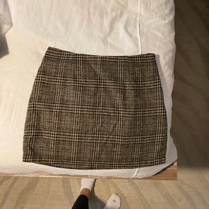 Plaid skirt